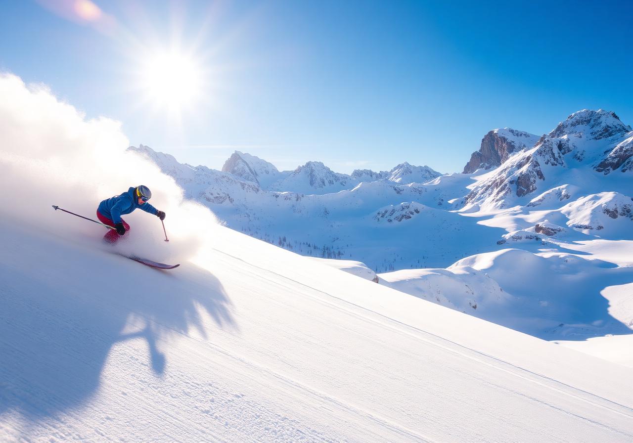 La Rosière piste